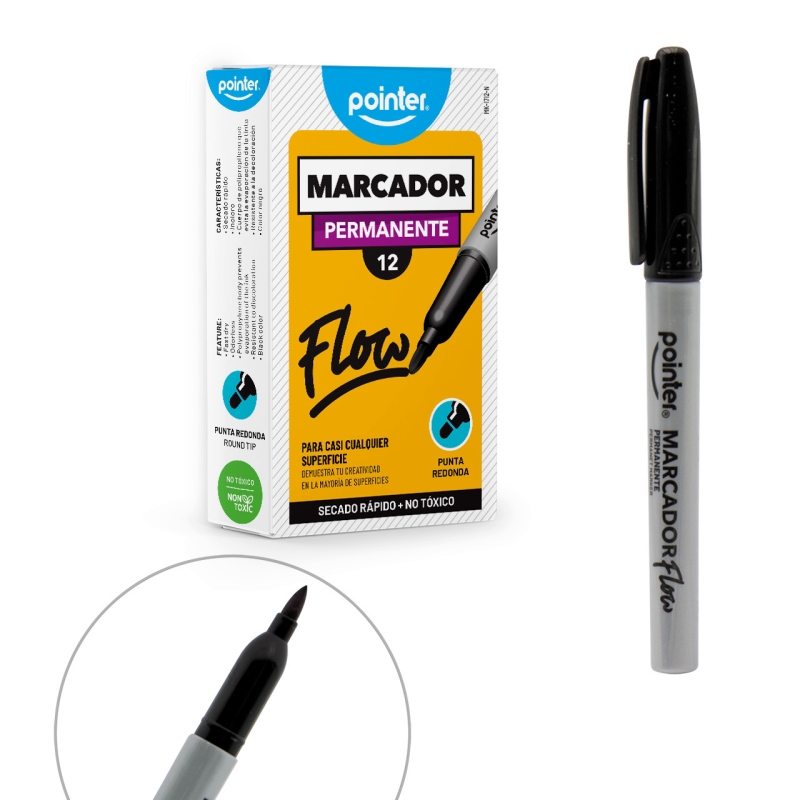 MARCADOR PERMANENTE X12 PZAS