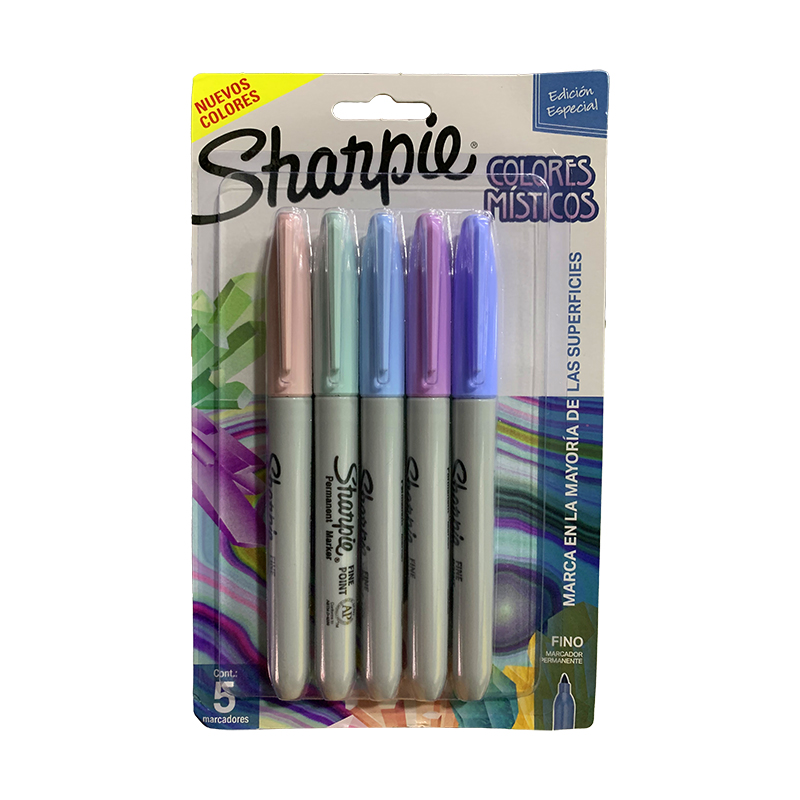 MARCADORES FINO COLORES MISTICOS X5