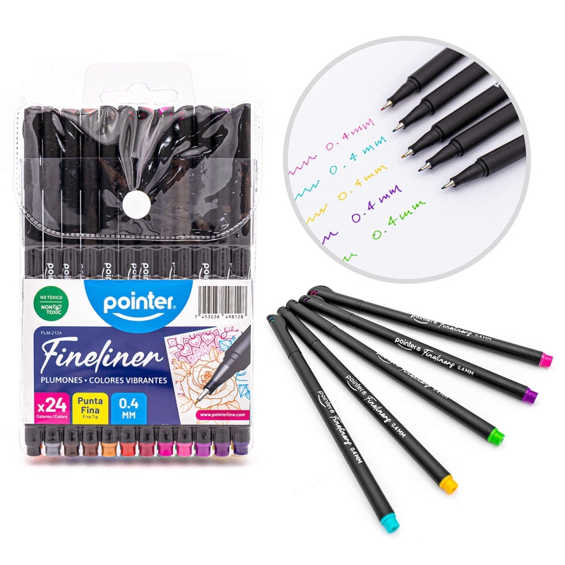 MARCADORES PUNTA FINA X24