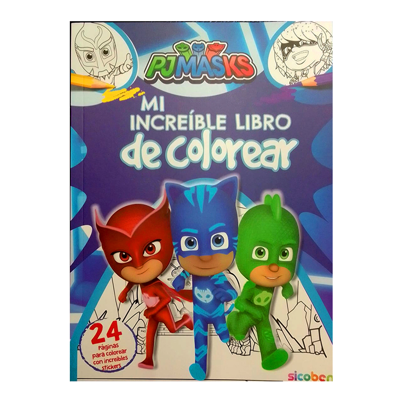 MI INCREIBLE LIBRO DE COLOREAR PJ MASK