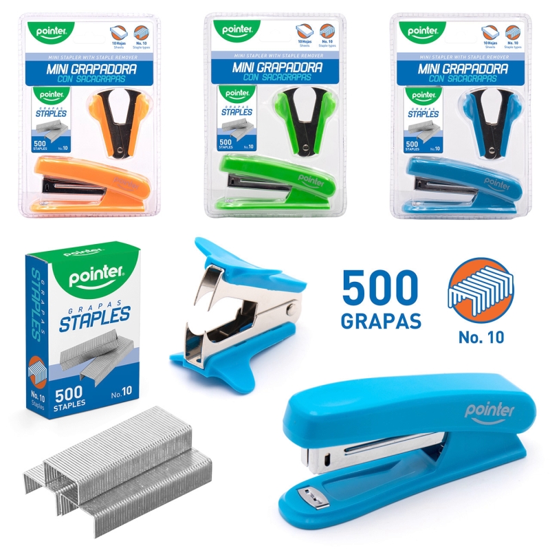 MINI GRAPADORA CON SACAGRAPAS
