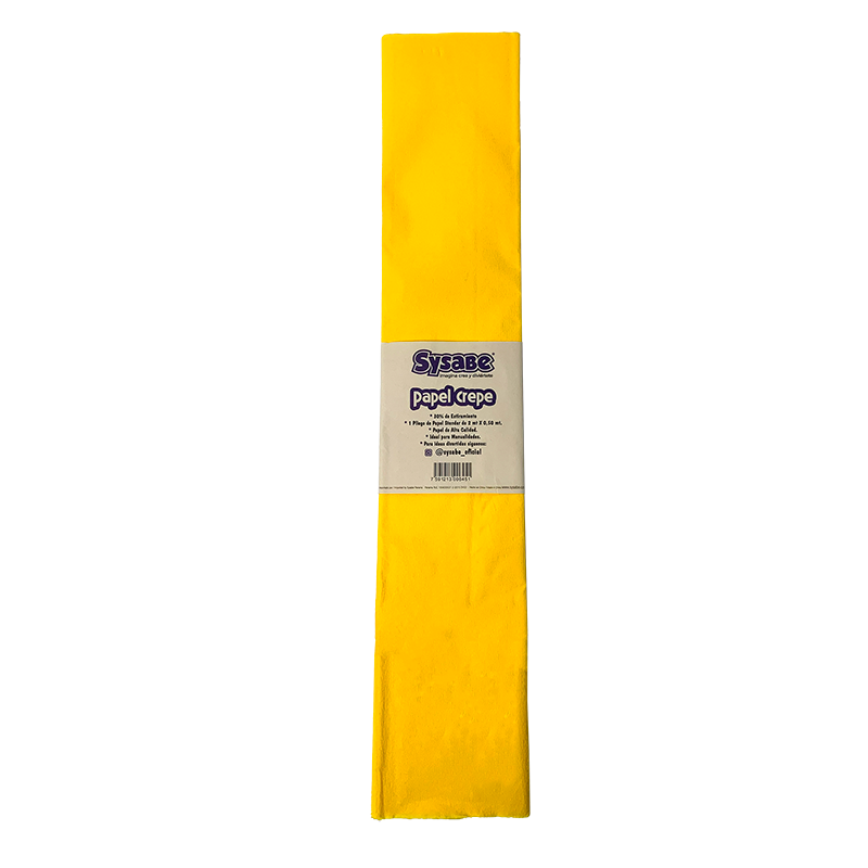 PAPEL CREPE AMARILLO