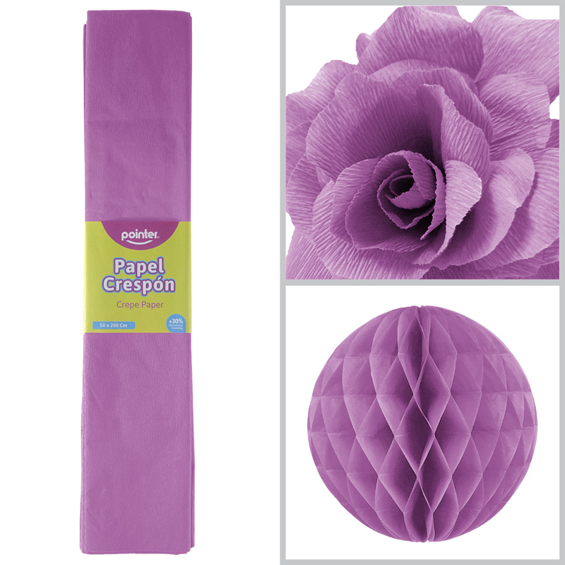 PAPEL CREPE LILA