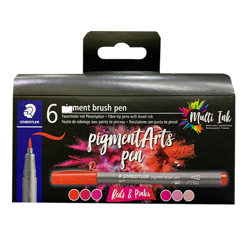 PIGMENTARTS ROJO Y ROSADO X6