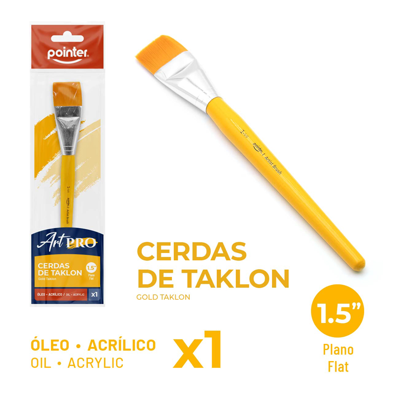 PINCEL PLANO ART PRO 1.5"