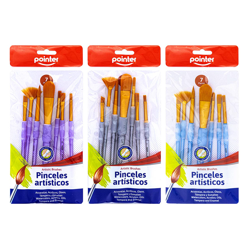 PINCELES ARTISTICOS x7PZAS