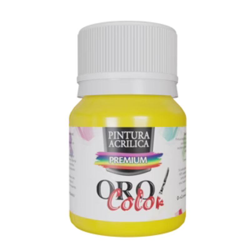 PINTURA ACRILICA PREMIUM AMARILLO SOL 30CM
