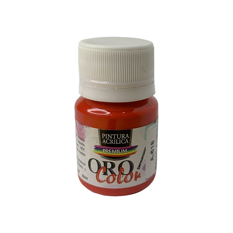 PINTURA ACRILICA PREMIUM ROJO FUEGO 30CM