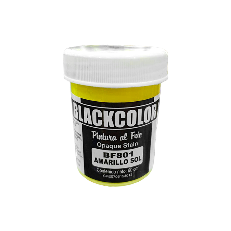 PINTURA AL FRIO AMARILLO SOL BLACKCOLOR 60ML