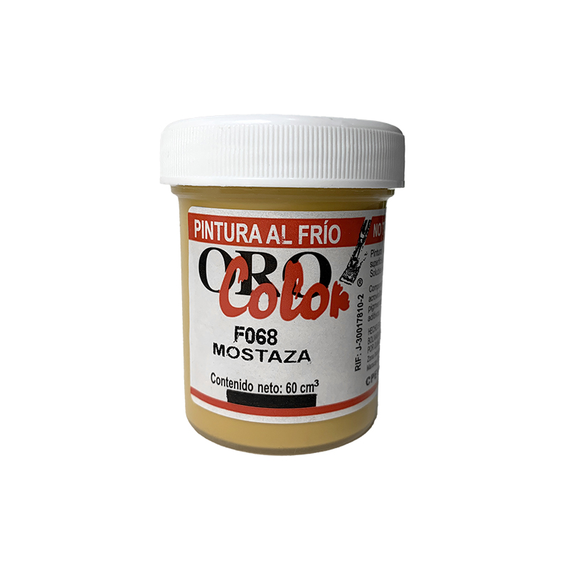 PINTURA AL FRIO MOSTAZA 60ML 