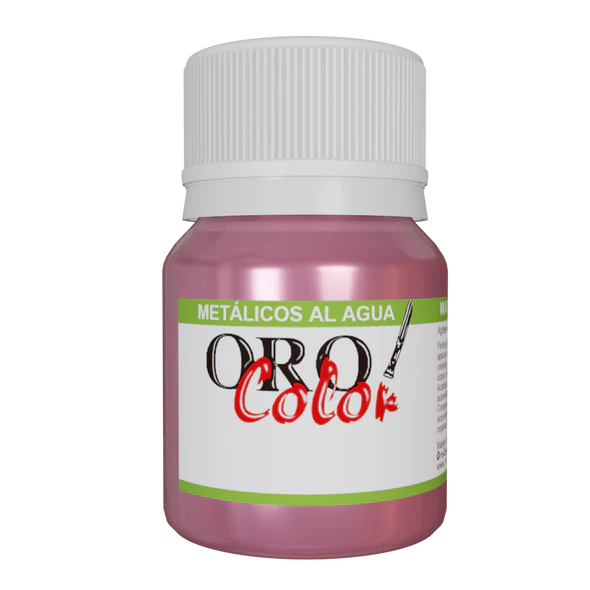 PINTURA METALICOS AL AGUA ORO ROSA 30CM