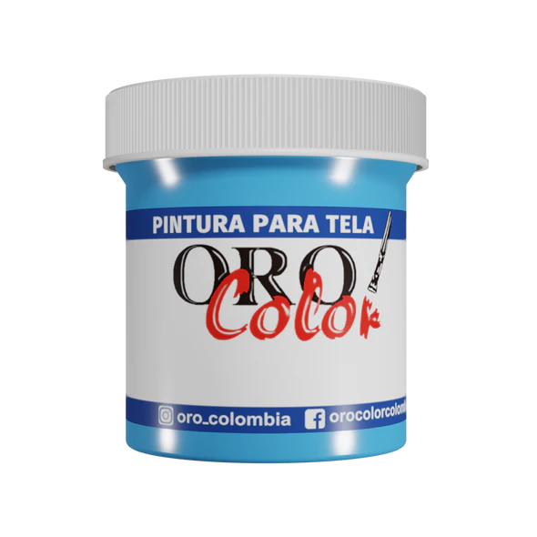 PINTURA TEXTIL AZUL NEON 30CM