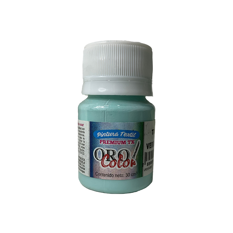 PINTURA TEXTIL PREMIUM VERDE MENTA 30ML 