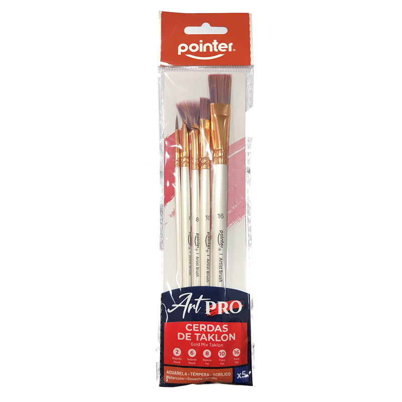 SET DE PINCELES ART PRO x5PZAS