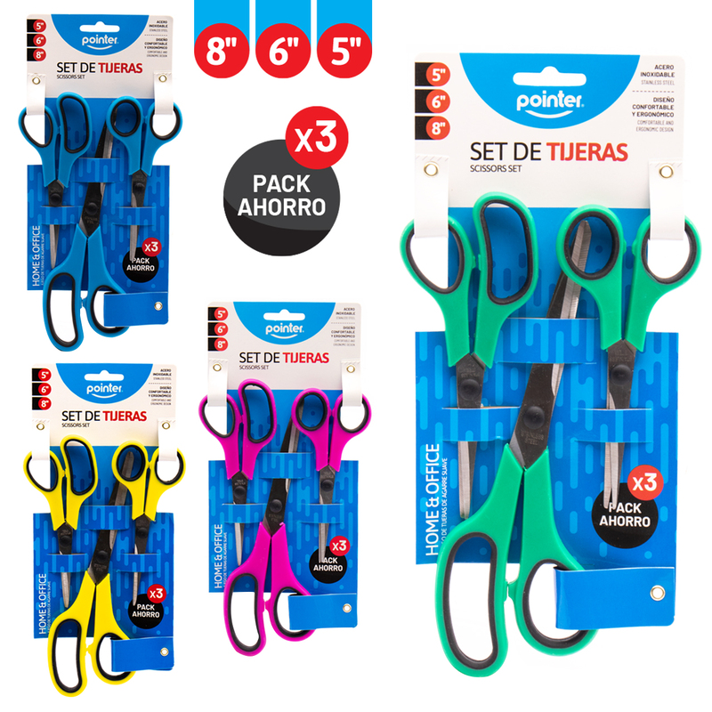 SET DE TIJERAS 
