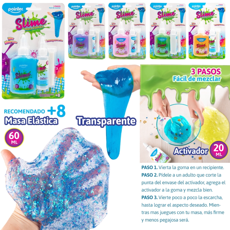 SLIME 60ML (TRANSPARENTE)