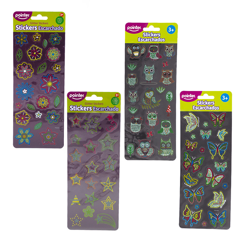 STICKERS ESCARCHADOS