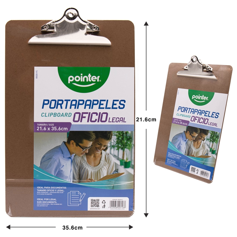 TABLA LEGAJADORA DE MADERA - OFICIO/LEGAL 22,8x35,5Cm