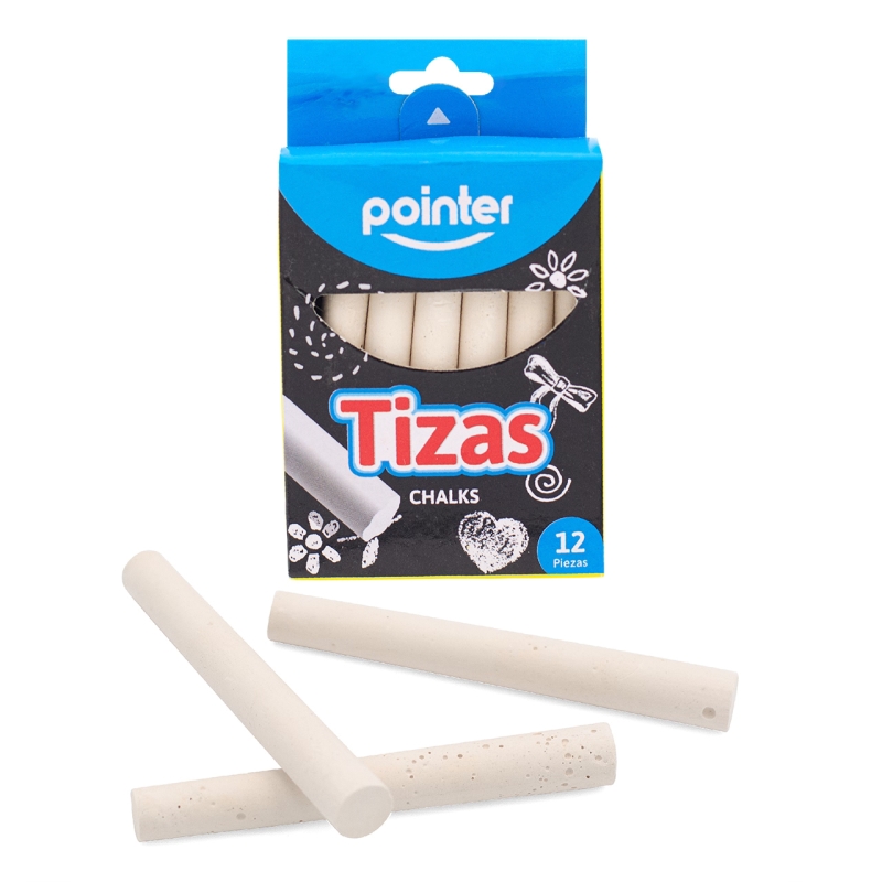TIZAS BLANCAS X12