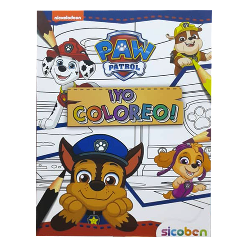 YO COLOREO PAW PATROL