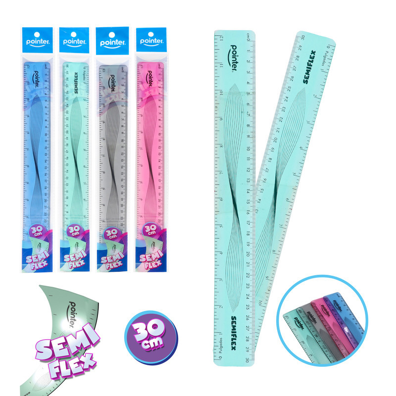 REGLA FLEXIBLE 30CM