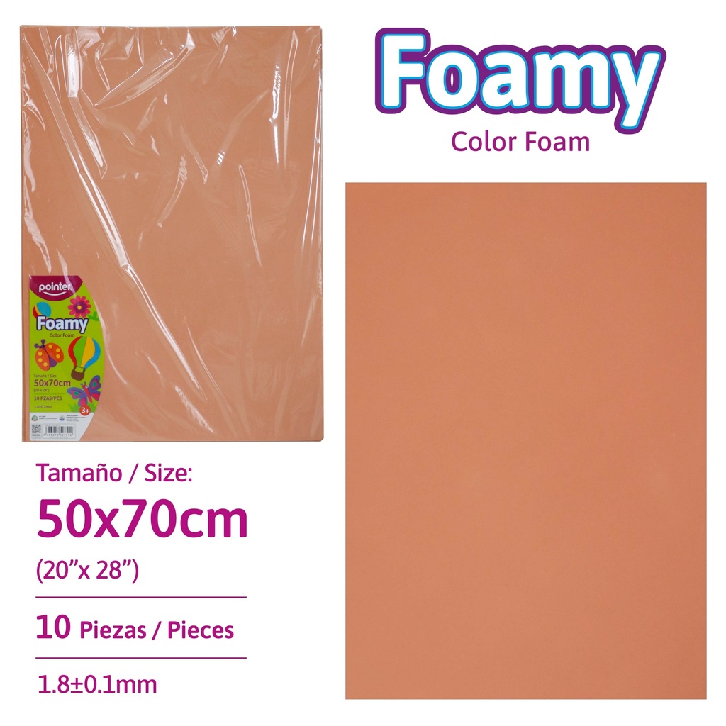 FOAMY LISO PIEL MEDIO - GRANDE (50x70CM)