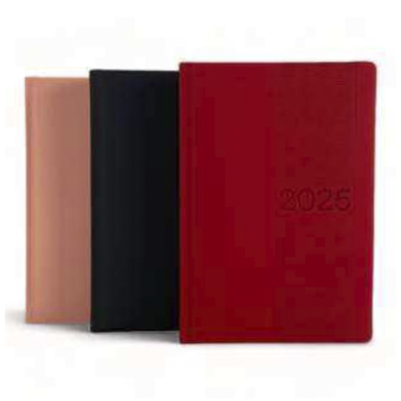 AGENDA DIARIA 2025 A5 - x182 HOJAS BLANCAS CON INDEX