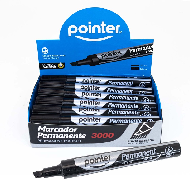 MARCADOR PERMANENTE NEGRO