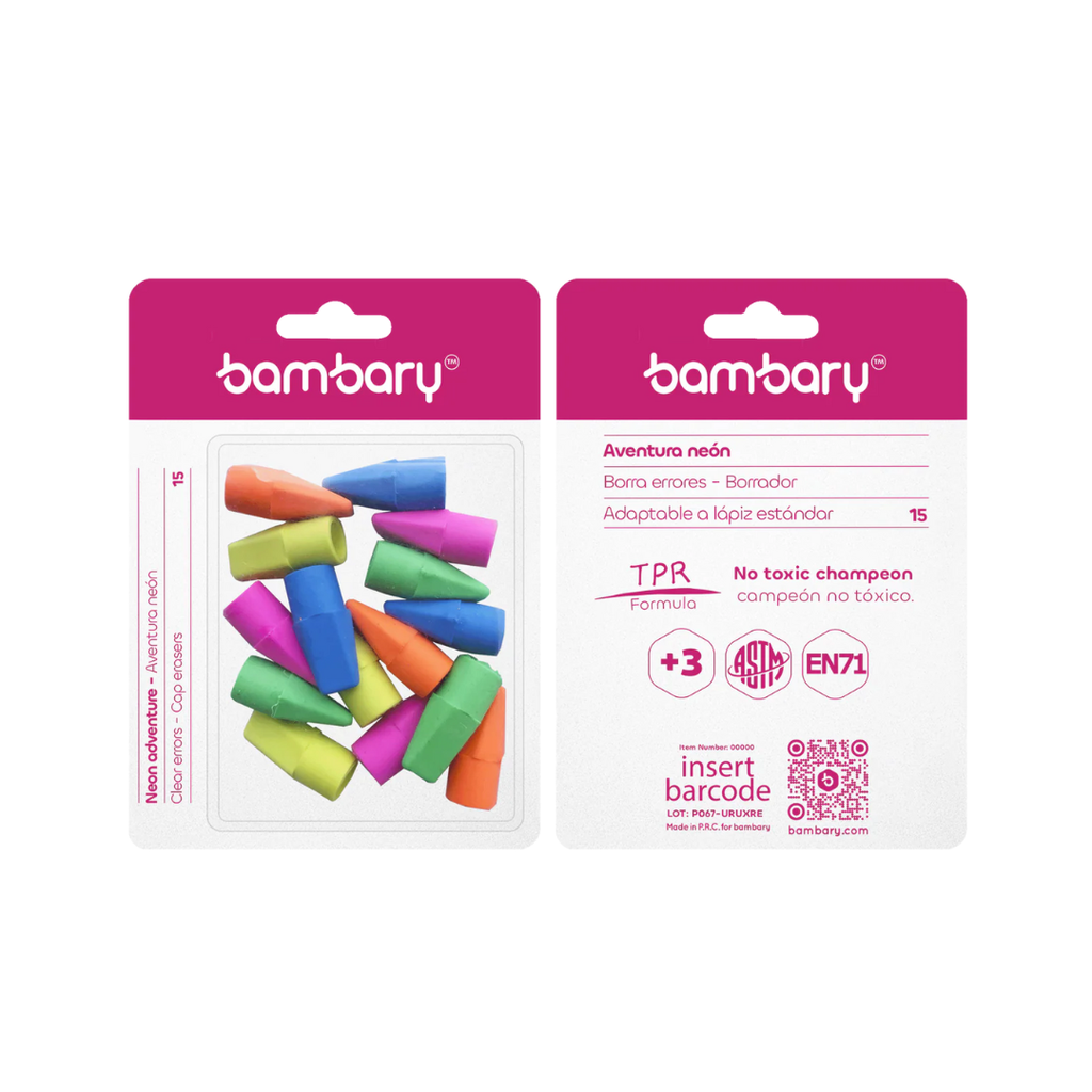 BORRADOR DE CAPUCHA NEON x15UND