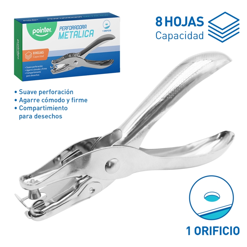 PERFORADORA METALICA 1 ORIFICIO