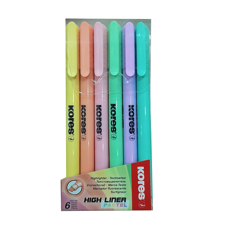 RESALTADORES DELGADOS PASTEL x6PZS