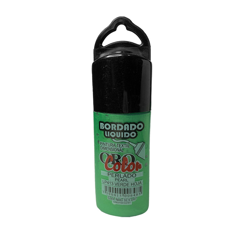 BORDADO LIQUIDO METALIZADO VERDE HOJA 32,5ML