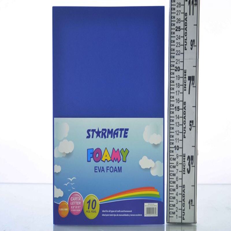 FOAMI LISO  8.5X11" AZUL ROYAL