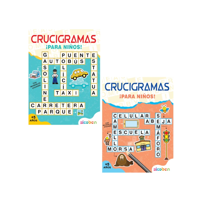 CRUCIGRAMAS PARA NIÑOS