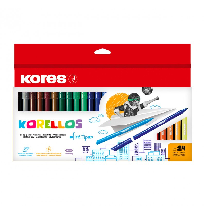 MARCADORES KORES KORELLOS X24