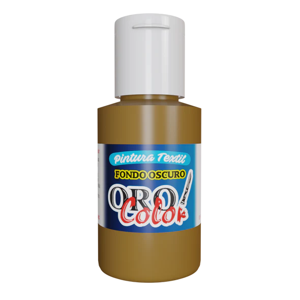 PINTURA TEXTIL FONDO OSCURO CAFE 30ML