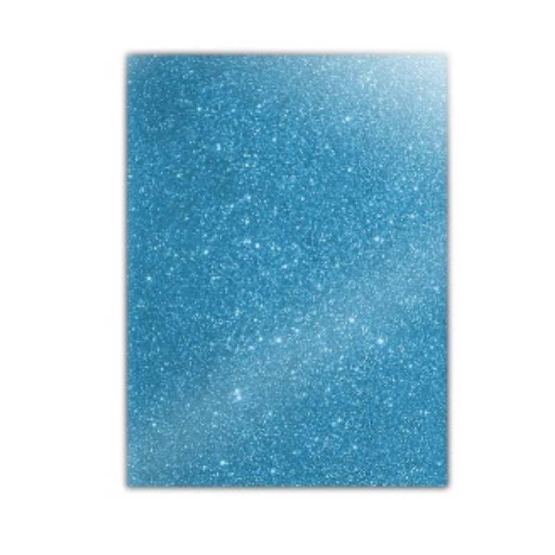 FOAMY ESCARCHADO AZUL TURQUESA - GRANDE 60x80CM