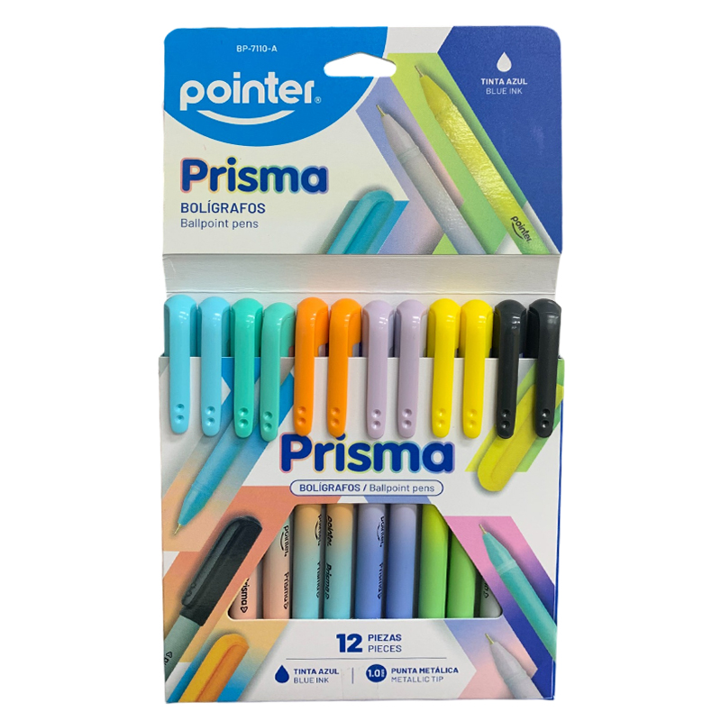 BOLIGRAFO TINTA AZUL PRISMA 1.0MM