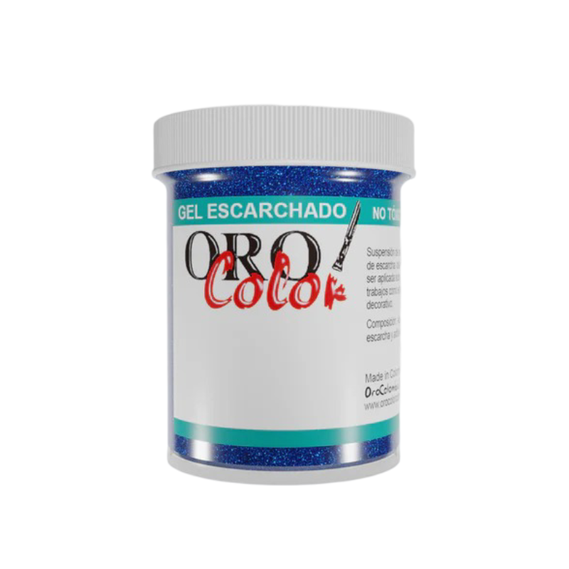 GEL ESCARCHADO AZUL 60CM