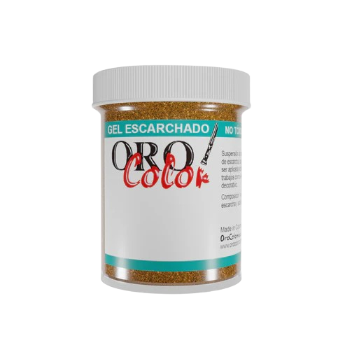 GEL ESCARCHADO NACAR DORADO 60ML