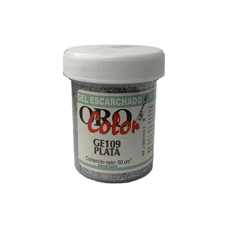 GEL ESCARCHADO PLATA 60CM