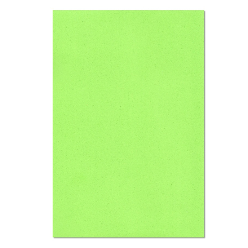 FOAMY DOBLE CARTA LISO VERDE MANZANA