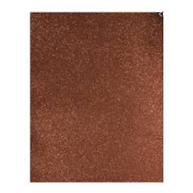 FOAMY ESCARCHADO CARTA MARRON COBRIZO