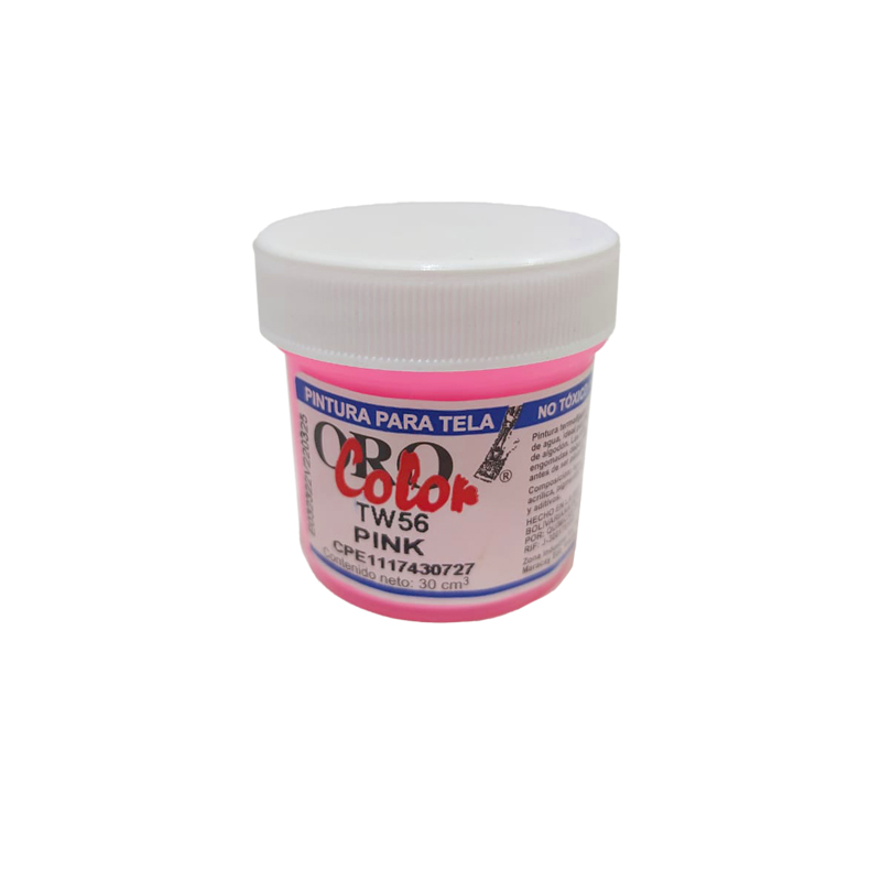 PINTURA TEXTIL PINK 30ML