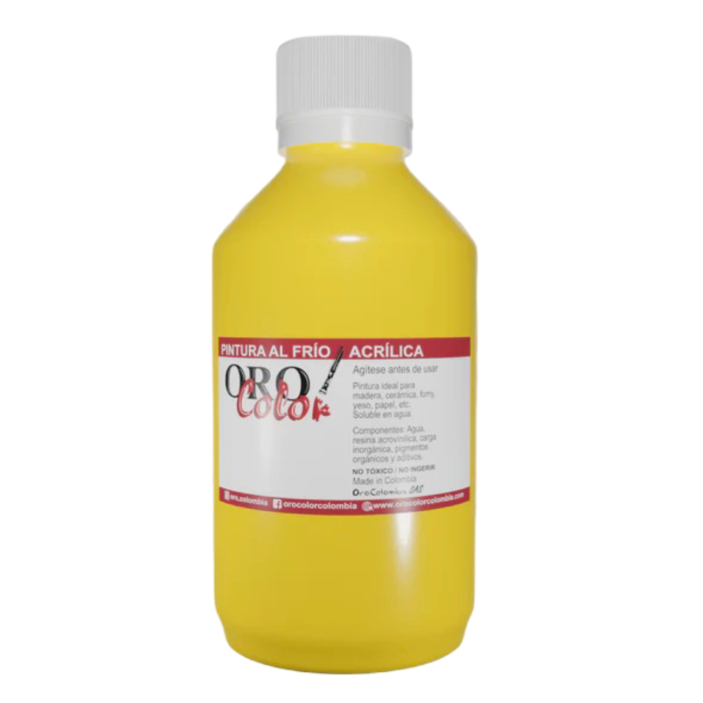PINTURA AL FRIO AMARILLO PRIMARIO 250ML