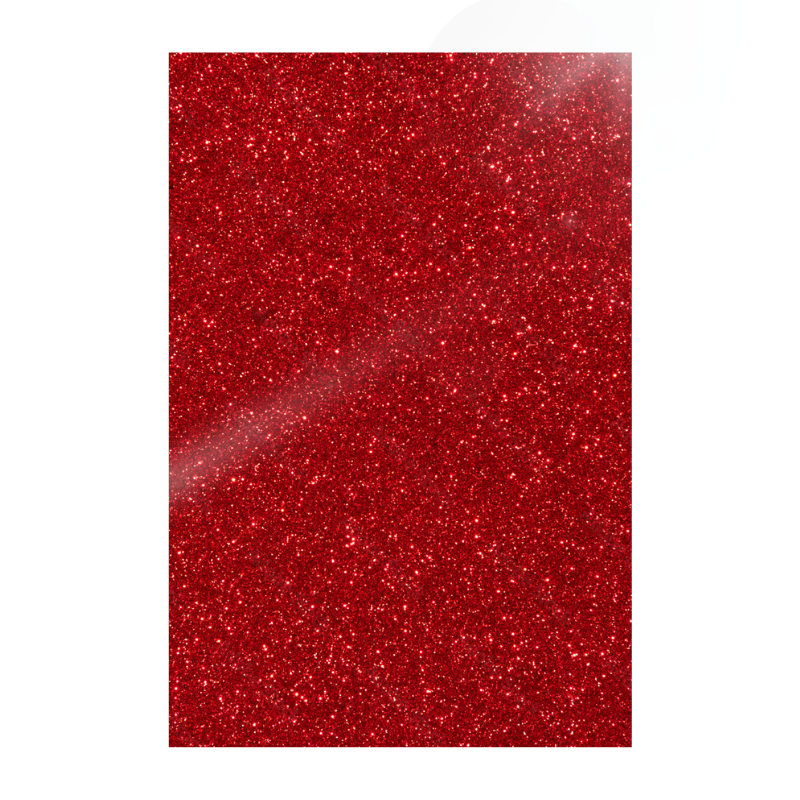 FOAMI DOBLECARTA ESCARCHADO ROJO RUBI