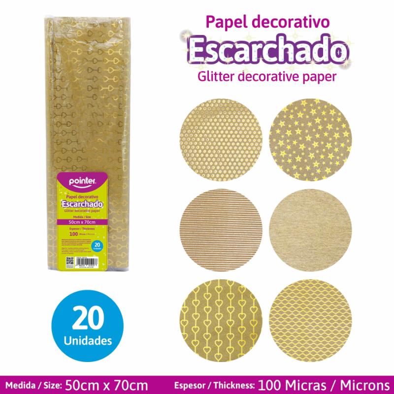 PAPEL PARA ENVOLTURAS (DORADO)