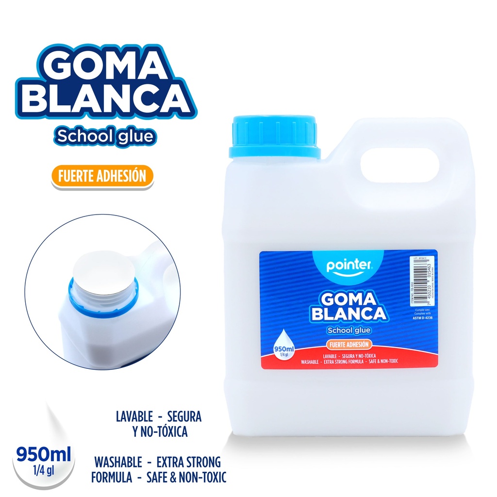 GOMA BLANCA ESCOLAR - 950ML