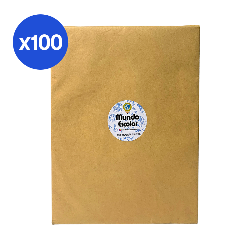 HOJAS TAMAÑO CARTA X100