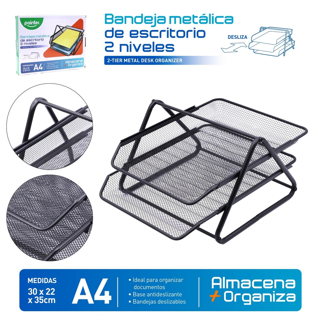 BANDEJA DE ESCRITORIO 2 NIVELES